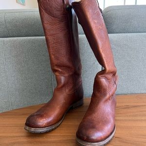 Frye Boots Tall Cognac Women’s 8.5